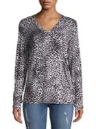 Jones New York Leopard Print Top