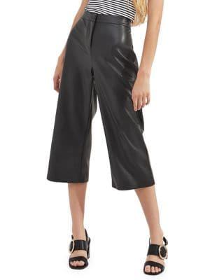 Miss Selfridge Classic Wide-leg Cropped Pants