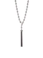 Carolee 10mm Freshwater Pearl Strand, Chain Tassel Y Necklace