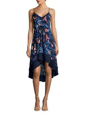 Adelyn Rae Printed Hi-lo Dress