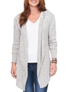Democracy Open-front Hooded Cardigan