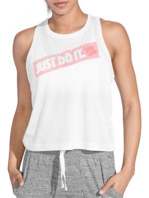 Nike Printed Cropped Tank Top