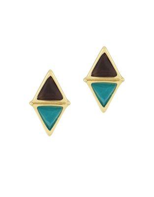 Laundry By Shelli Segal Double-accent Stud Earrings