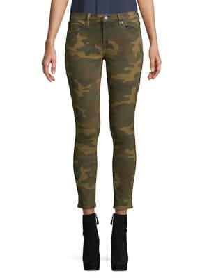 Blank Nyc Camouflage-print Cropped Jeans