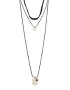 Design Lab Lord & Taylor Tiered Charm Necklace