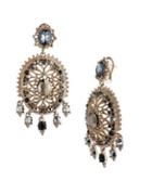 Marchesa Crystal Sparkling Drop Earrings