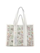 Vince Camuto Indra Floral Leather Tote