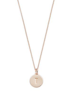 Kate Spade New York T Pendant Necklace
