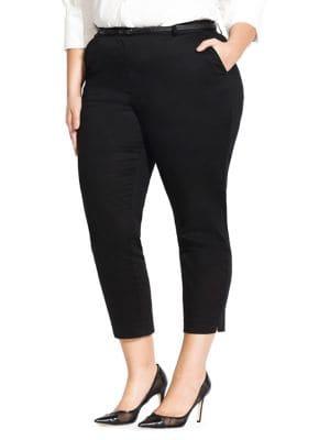 City Chic Plus Cropped Desire Pants