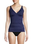 Tommy Bahama Pearl Solids V-neck Long Tankini