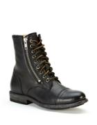 Frye Cap Toe Leather High-top Boots