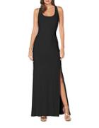 Laundry By Shelli Segal Side-embroidered Jersey Gown