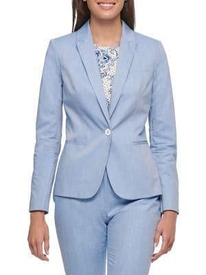 Tommy Hilfiger One-button Cotton Jacket