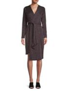 Sam Edelman Asymmetrical Long-sleeve Sheath Dress