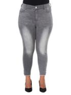 Melissa Mccarthy Seven7 Plus Plus High-rise Ankle Skinny Jeans