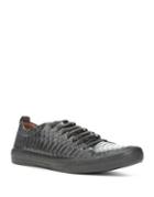 Donald J Pliner Round Toe Leather Sneakers