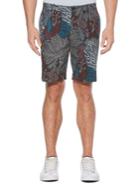 Perry Ellis Stretch Coral Print Shorts