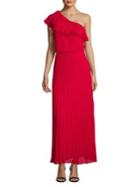 Xscape One-shoulder Floor-length Dress