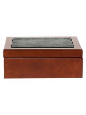 Mele & Co. Wyatt Wooden Dresser Top Valet