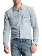 John Varvatos Denim Button-down Shirt