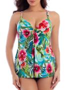 Miraclesuit Floral Knot-front Tankini