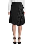 Donna Karan Asymmetrical Ruffled Skirt