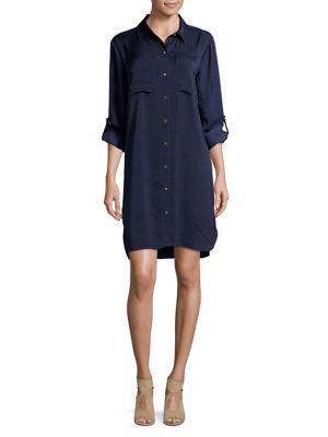 Michael Michael Kors Spread Collar Shirtdress
