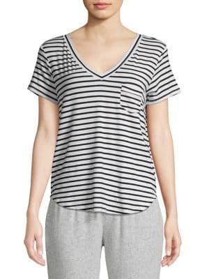 Splendid Striped Short Sleeve Top