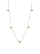 Adina Reyter 14k Yellow Gold & White Diamond Super Tiny Chain Necklace