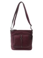 Paradox Tiffany Leather Organizer Vertical-zip Bag