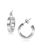 Lord & Taylor Sterling Silver Hoops