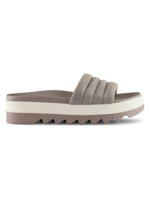 Cougar Perth Suede Platform Slides