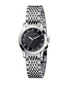 Gucci G-timeless Stainless Steel Bracelet Watch/black
