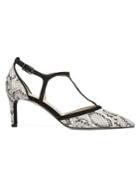 Franco Sarto Jaya 2 Snakeskin-print Faux Leather Pumps