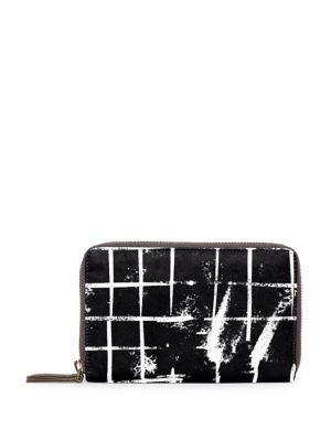 Vida Kimono Leather Zip-around Wallet