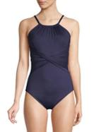 Calvin Klein One-piece Halterneck Swimsuit