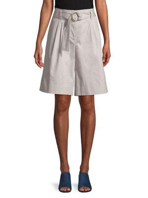 Ellen Tracy The Hampton Belted Wide Leg Shorts