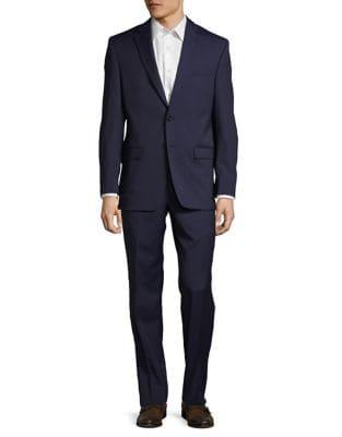 Lauren Ralph Lauren Stripe Ultraflex Classic-fit Wool Suit