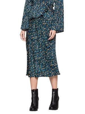Bcbgeneration Leopard-print Midi Skirt