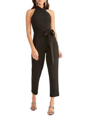 Rachel Rachel Roy Tie-waist Halter Jumpsuit