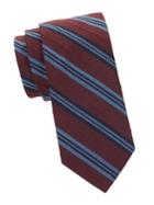 Brooks Brothers Striped Wool & Cotton Tie