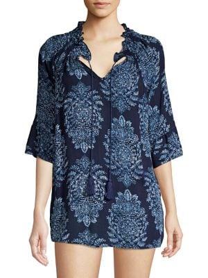 J Valdi Capri Printed Tunic