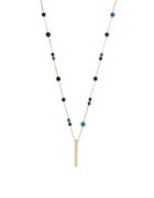 Cole Haan 3/25 Spring Street Semi-precious Beaded Station Necklace