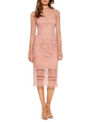 Bardot Mariana Lace Midi Dress