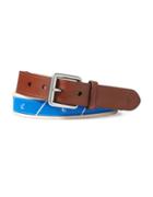 Polo Ralph Lauren Silk-blend Anchor-tie Belt