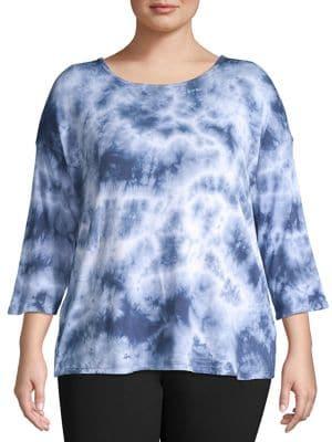Calvin Klein Performance Plus Tie Dye Top