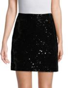 Michael Michael Kors Sequin Velvet Mini Skirt
