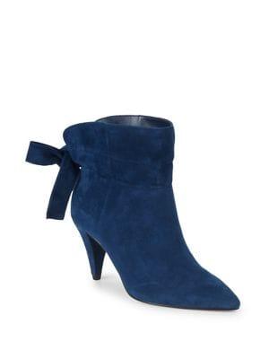 Lord & Taylor Effie Suede Heeled Booties