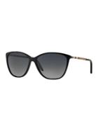 Burberry 58mm Square Polarized Sunglasses, 0be4117