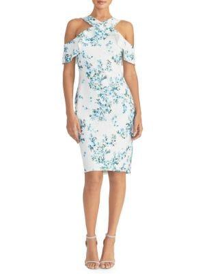 Rachel Rachel Roy Jolie Cross-ruffle Printed Lace Dress